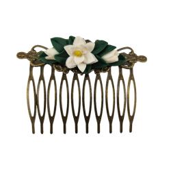 Vintage Style Magnolia Hair Comb