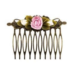 Vintage Style Peony Hair Comb