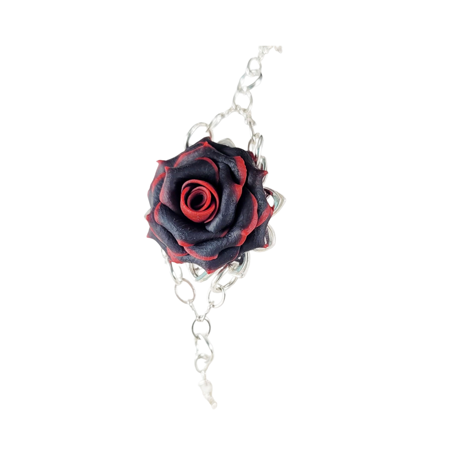 Variegated Rose Clasp Bracelet