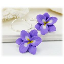 Purple Freesia Earrings